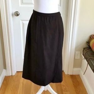 Peruvian Connection Skirt Alpaca Wool Brown Midi (8)